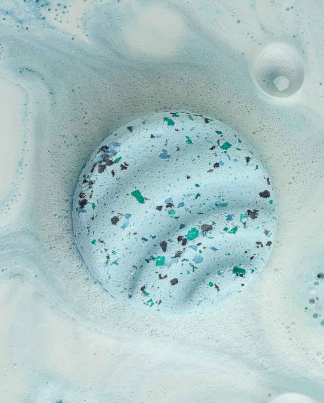 Salt bath bomb Wave Power