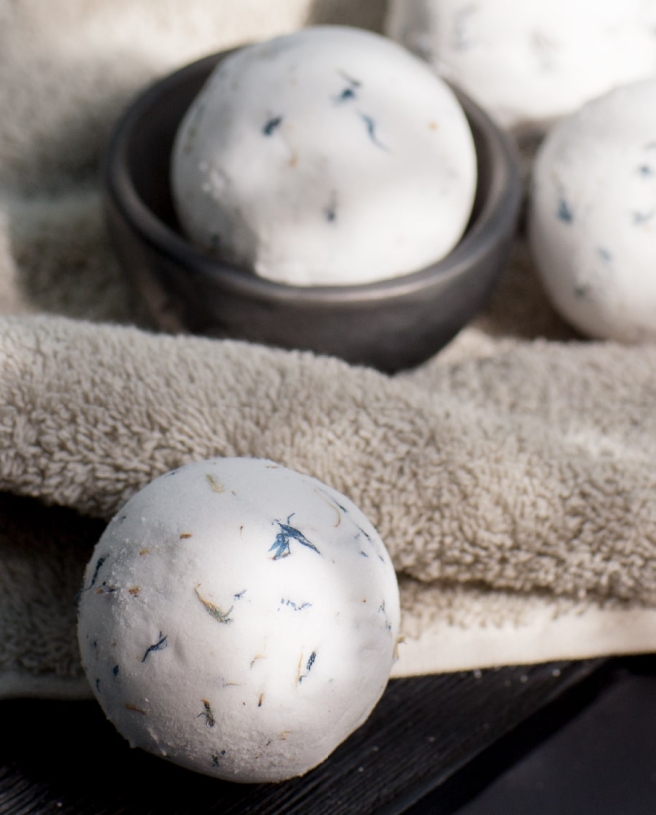 Bath bomb Cornflower